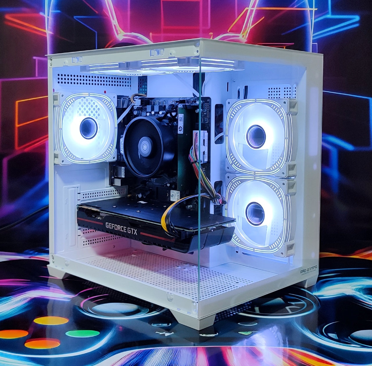 Calculator Gaming AMD Ryzen 5 5500, 16GB DDR4, NVME 512GB + 1TB HDD, video NVidia GeForce GTX 1080 8GB GDDR5X 256-bit, Telecomanda ARGB
