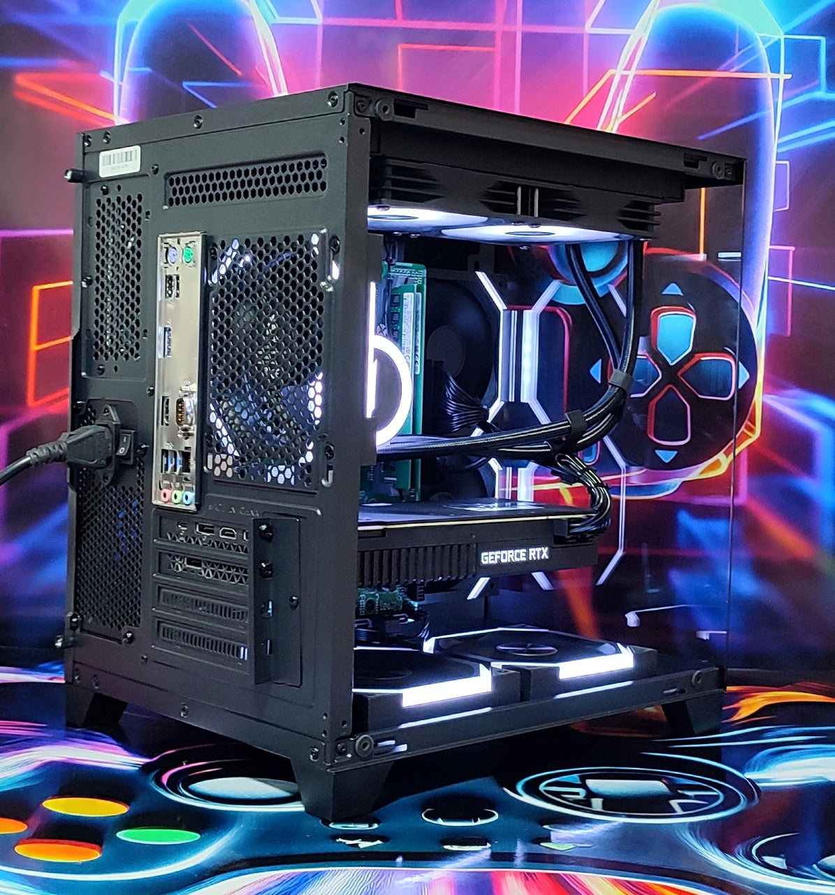 Calculator Gaming Intel Comet Lake Core i7 10700, 32GB DDR4, NVME 512GB + 1TB HDD, video NVIDIA GeForce RTX 2080 8GB GDDR6 256-bit, telecomanda ARGB