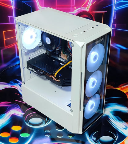Calculator Gaming Intel i7 6700, 16GB DDR4, SSD 512GB + 500GB HDD, video XFX Radeon RX 580 GTS XXX Edition 8GB GDDR5 256-bit, telecomanda ARGB