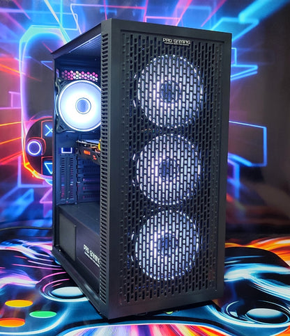 Calculator Gaming Intel Xeon E3-1230 v6 (mai bun ca i7 6700) 16GB DDR4, SSD 256GB + 500GB HDD, video GIGABYTE Radeon RX 570 Gaming 4GB GDDR5 256bit, telecomanda ARGB