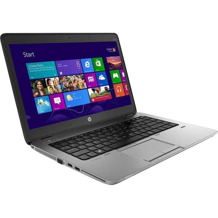 Laptop HP EliteBook 840 G2, Intel Core i5-5300U pana la 2.90 GHz., Broadwell, 14", HD, 8GB DDR3, 500GB HDD, Intel HD Graphics 5500, Gri antracit/Argintiu