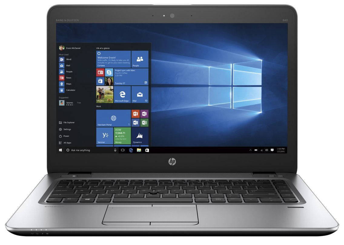 Laptop HP EliteBook 840 G3, Intel Core i5-6300U pana la 3.60 GHz., Skylake, 15.6", HD, memorie 8GB DDR4, NVME 256GB + SSD 300GB, Silver,