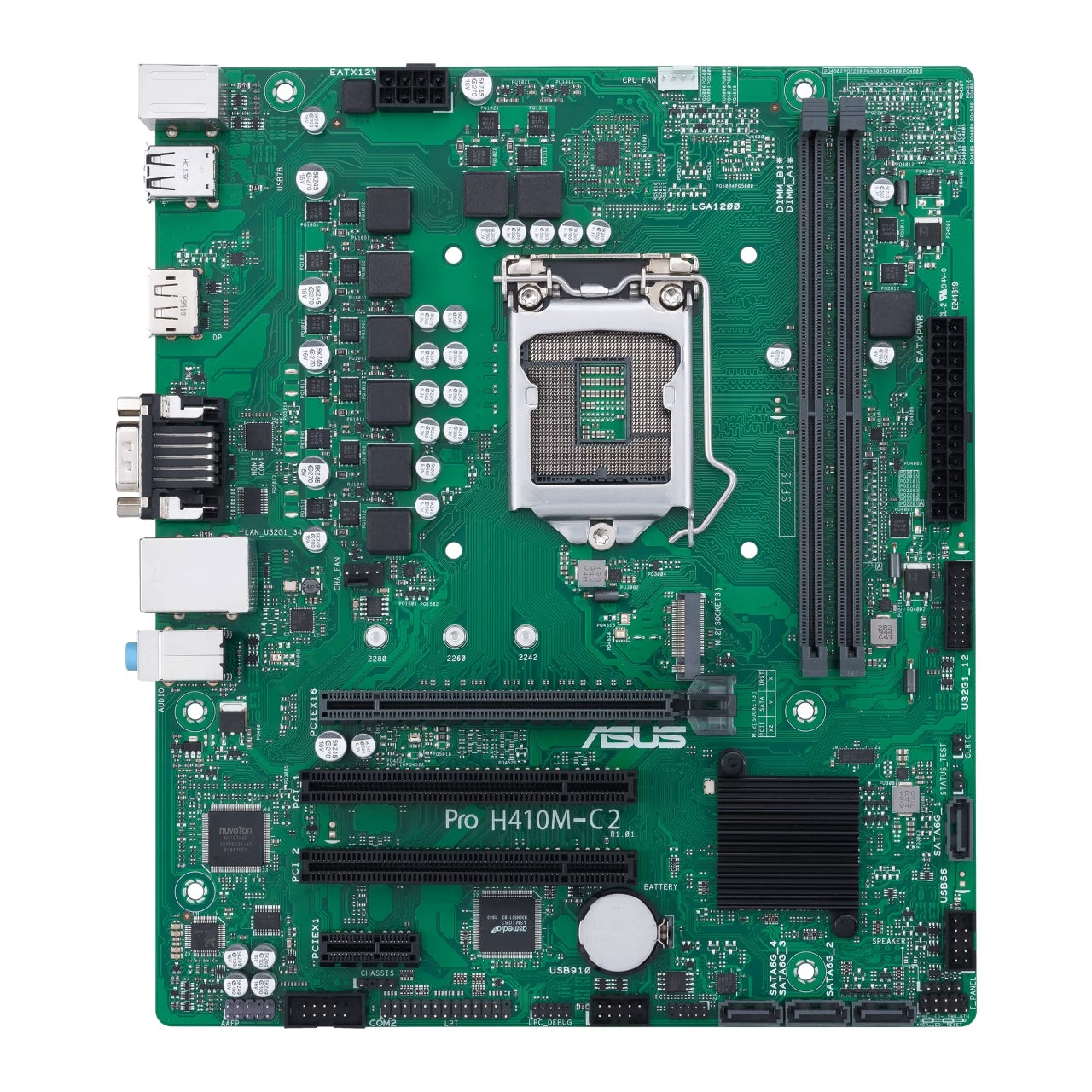 Placă de bază ASUS PRO H410M-C2, LGA1200, suporta gen. 10
