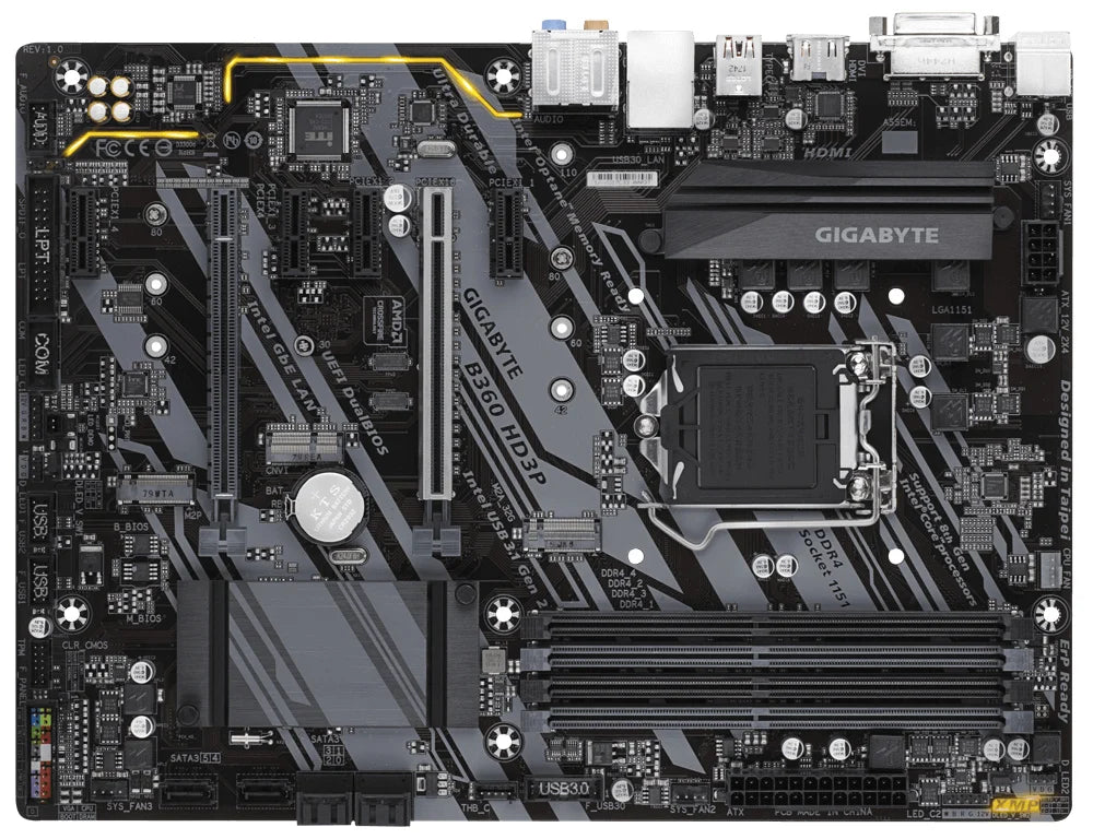 Placa de baza GIGABYTE B360 HD3P socket 1151 V2