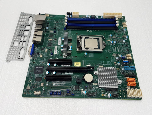 Placa de baza server Supermicro X11SSL-F chipset C232 + Procesor Intel Xeon E3-1230 v6
