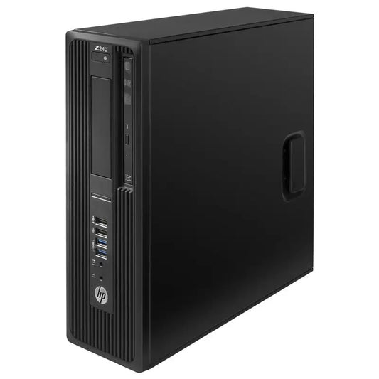 Workstation HP Z240 SFF, Intel Kaby Lake Xeon E3-1230 V6 (peste i7 6700), 16GB DDR4, SSD NVME 256GB + HDD 500GB, video Quadro K620 DDR3 2GB 128-bit, DVD-RW